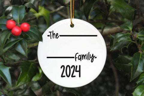 Holiday Ornament Set 2024 + Bonus Frames SVG So Fontsy Design Shop 