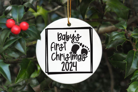 Holiday Ornament Set 2024 + Bonus Frames SVG So Fontsy Design Shop 