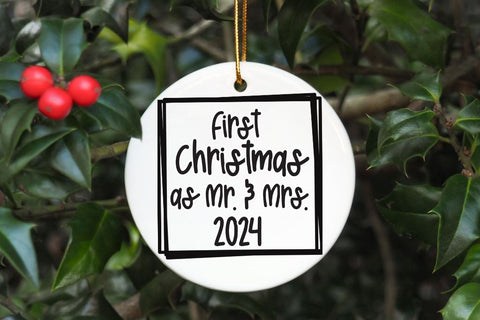 Holiday Ornament Set 2024 + Bonus Frames SVG So Fontsy Design Shop 