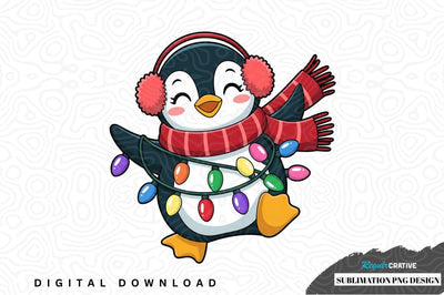 Holiday penguin sublimation png design Sublimation Regulrcrative 