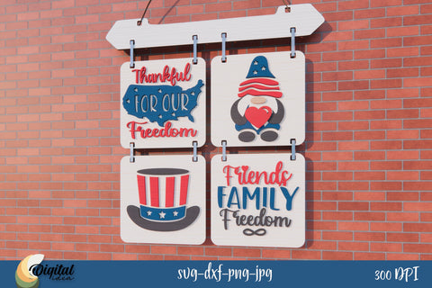 Holiday Porch Signs Bundle Laser Cut Design. Door Signs Set SVG Evgenyia Guschina 