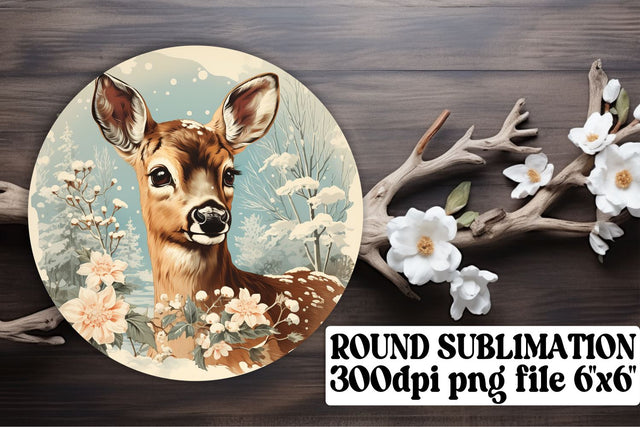 Holiday Round Design Keychain Sublimation Retro Christmas Sublimation afrosvg 