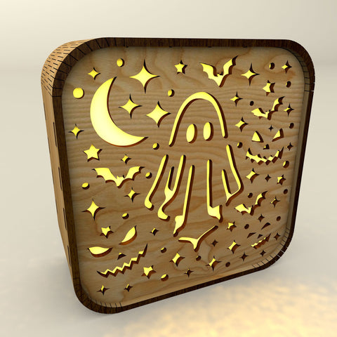 Holiday Shadow Box Lanterns — 5 in 1 - Laser Cut Designs SVG LaserCutano 