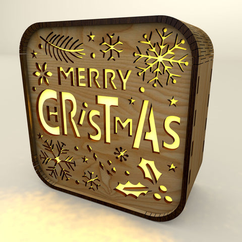 Holiday Shadow Box Lanterns — 5 in 1 - Laser Cut Designs SVG LaserCutano 