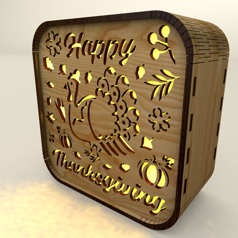 Holiday Shadow Box Lanterns — 5 in 1 - Laser Cut Designs SVG LaserCutano 