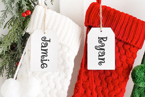 Holiday Shine - Cute Swirly Font Font KA Designs 