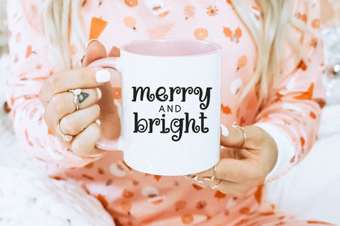 Holiday Shine - Cute Swirly Font Font KA Designs 