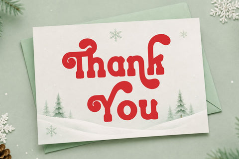 Holiday Surprise – Christmas Font Font Mozarella 