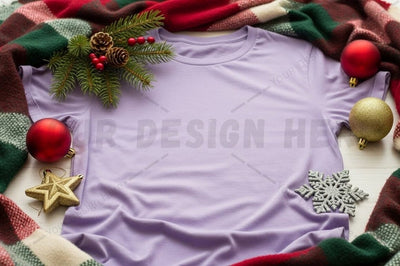 Holiday-themed t-shirt mockup Mock Up Photo Designangry 