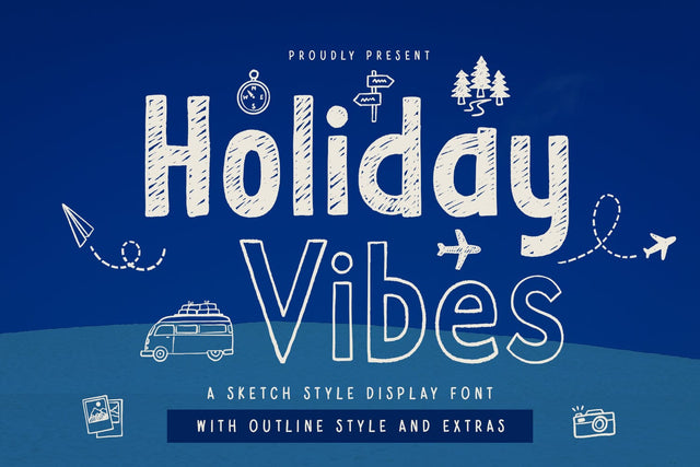 Holiday Vibes - Display Font Font Alpaprana Studio 