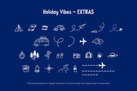 Holiday Vibes - Display Font Font Alpaprana Studio 