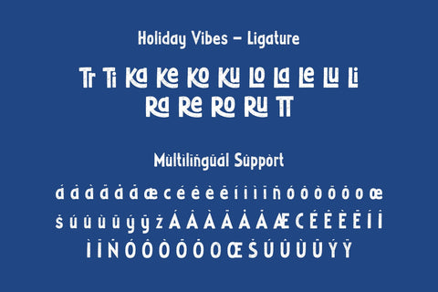 Holiday Vibes - Display Font Font Alpaprana Studio 