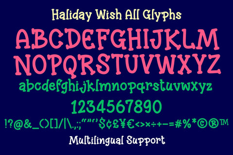 Holiday Wish Font BB Digital Arts 