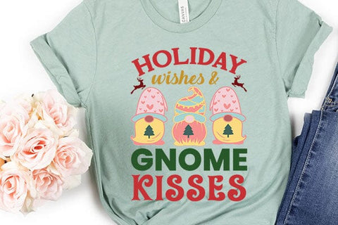 holiday wishes & gnome kisses SVG Angelina750 