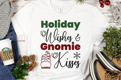 Holiday Wishes & Gnomie Kisses SVG Angelina750 