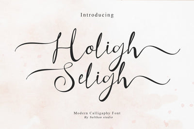 Holigh seligh Font Sulthan studio 