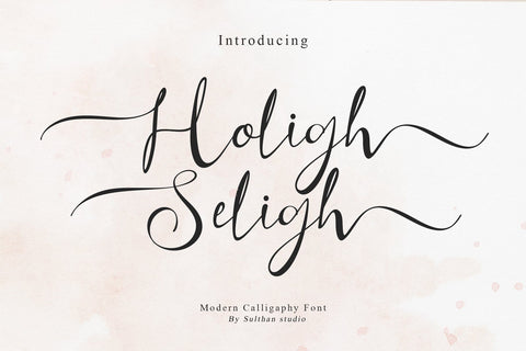 Holigh seligh Font Sulthan studio 