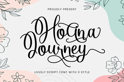 Holina Journey Font ahweproject 