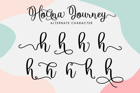 Holina Journey Font ahweproject 