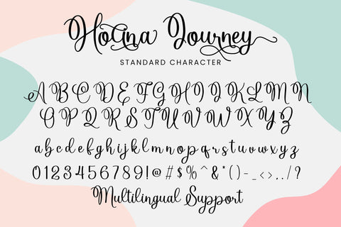 Holina Journey Font ahweproject 