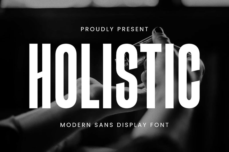 Holistic - Modern Sans Serif Font Font Masyafi Studio 