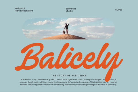 Holistical Font Zeenesia Std 