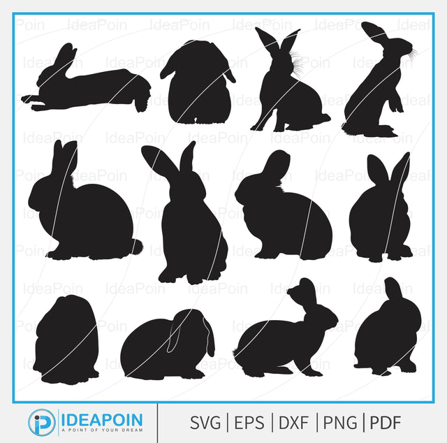 Holland lop rabbit svg, Holland Lop SVG, Rabbit Silhouette, Holland Lop Rabbit svg, Bunny SVG, Easter Bunny SVG, Rabbit Svg, Rabbit svg SVG Dinvect 