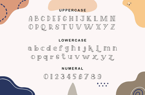 Hollow Charm Font Duo Font Yuby 
