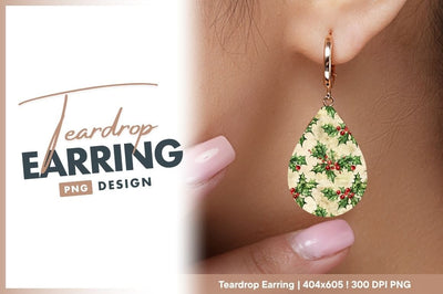 Holly berry festive pattern seamless texture Sublimation Regulrcrative 