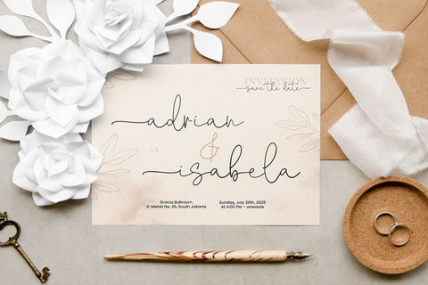 Holly - Christmas Font Font Mozarella 