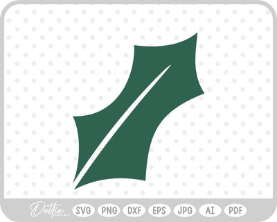 Holly Christmas Plant SVG DottieDigitals 
