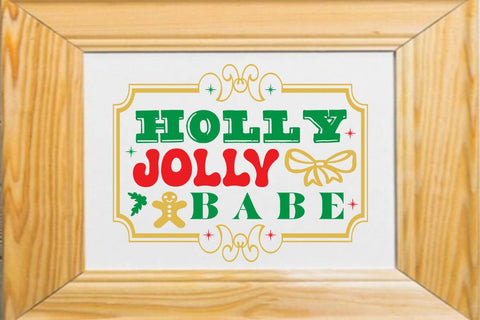 Holly Jolly Babe SVG Angelina750 