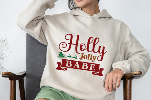 Holly Jolly Babe SVG Angelina750 