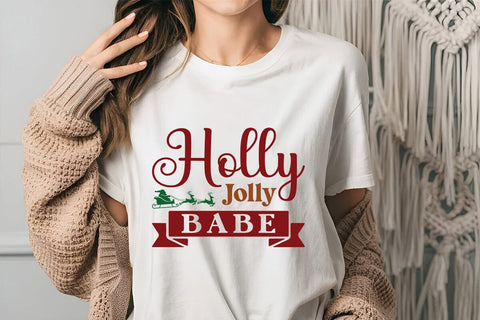 Holly Jolly Babe SVG Angelina750 