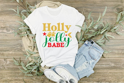 Holly jolly babe SVG Angelina750 