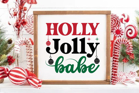 Holly Jolly Babe SVG Angelina750 