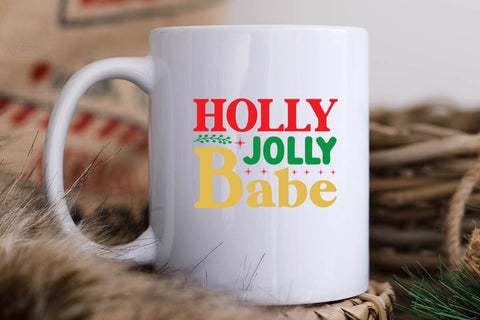 Holly jolly babe SVG Angelina750 