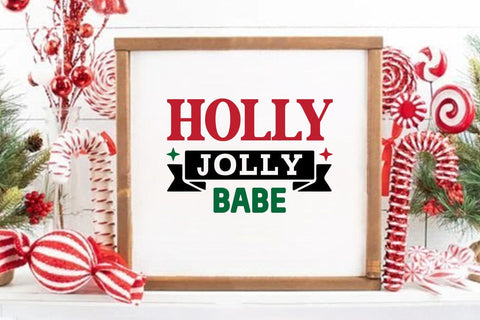 Holly Jolly Babe SVG Angelina750 