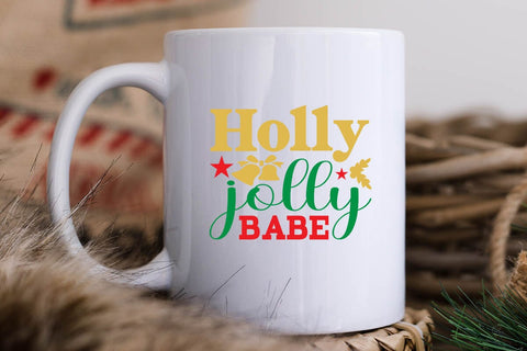 Holly jolly babe SVG Angelina750 