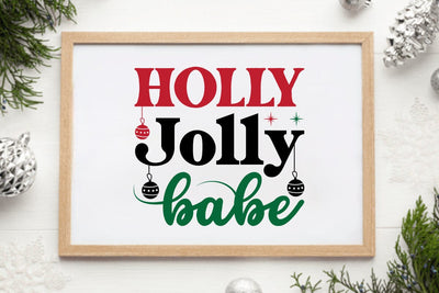 Holly Jolly Babe SVG Angelina750 