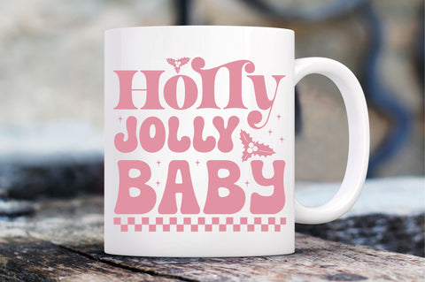 Holly jolly baby SVG Design SVG Regulrcrative 
