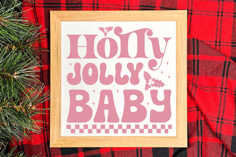 Holly jolly baby SVG Design SVG Regulrcrative 