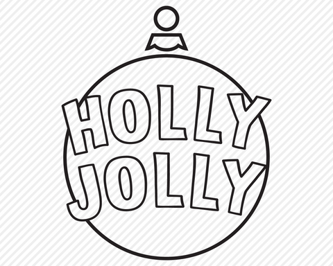 Holly Jolly | Christmas SVG SVG Texas Southern Cuts 