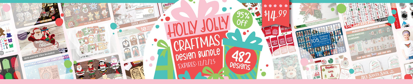 Holly Jolly Craftmas Design Bundle | 95% Off [Reg. $301]