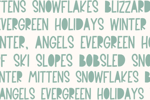 Holly & Jolly, Cute Handwritten Christmas Font, Font Designing Digitals 