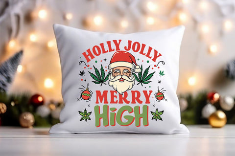 Holly jolly merry high PNG Design Sublimation Designangry 