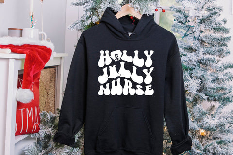 Holly Jolly Nurse - Christmas SVG Design SVG CraftLabSVG 