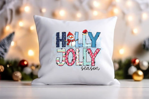 Holly jolly season PNG Design Sublimation Designangry 