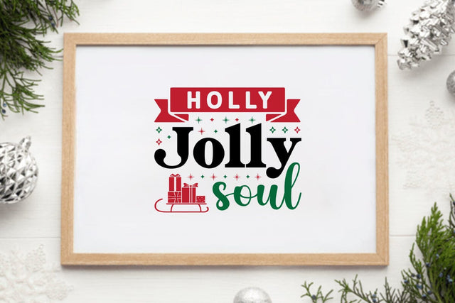 Holly Jolly soul SVG Angelina750 
