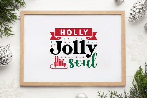 Holly Jolly soul SVG Angelina750 
